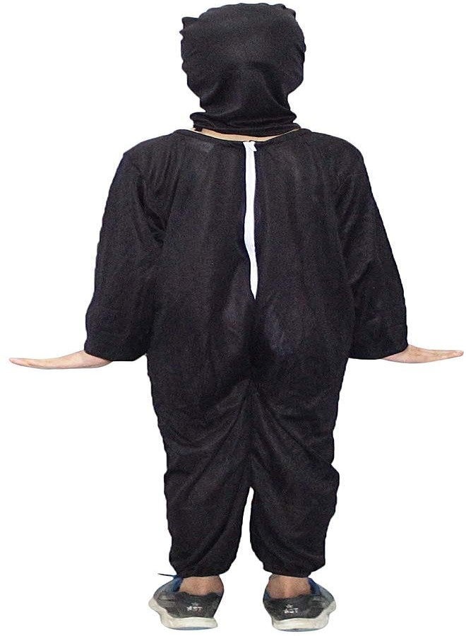 كاكو فانسي دريسيس زي تنكري على شكل هيكل عظمي للأطفال من كاكو فانسي دريسز | زي حفلة هالوين للأولاد والبنات | طقم بدلة هيكل عظمي مخيف - 3-4 سنوات - Image 4